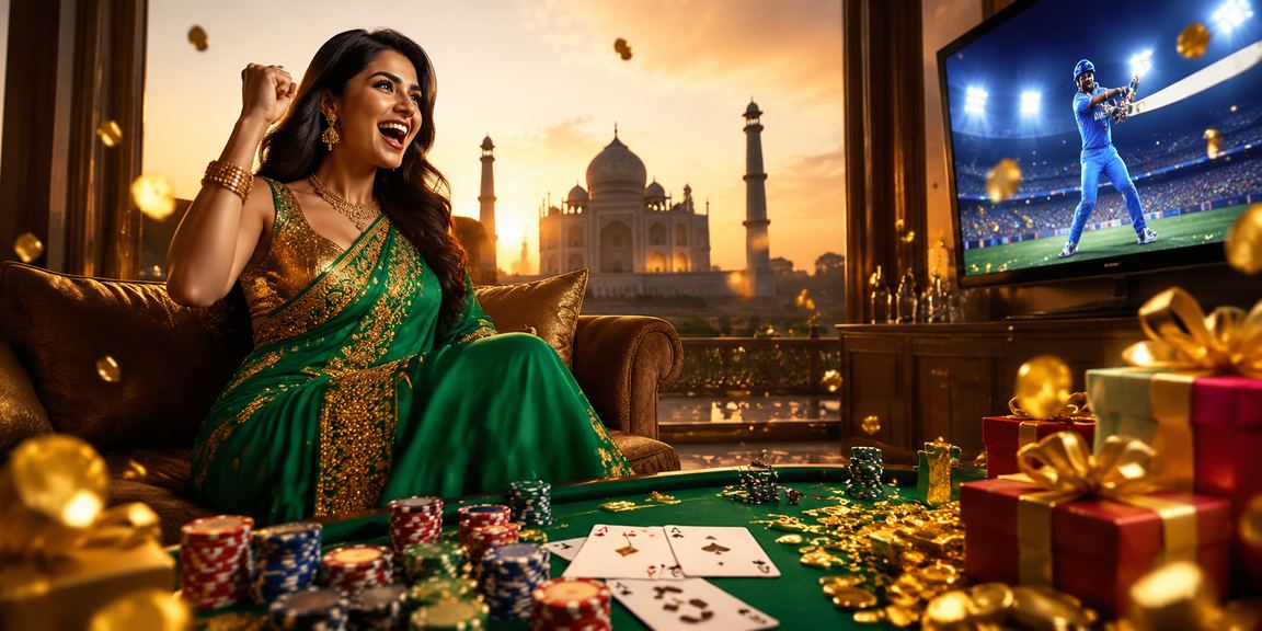 A set of Andar Bahar cards laid out on a gaming table